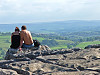 On top of Malham Cove, Yorkshire, UK.