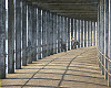 Fishing beneath the West Pier, Whitby, Yorkshire, UK.